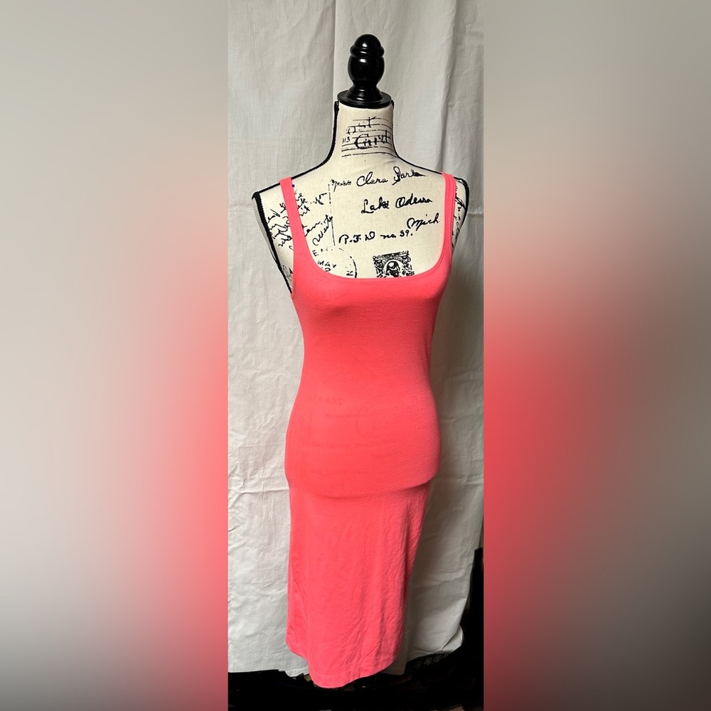 Zara Neon Pink Body Con Dress